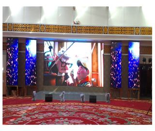 عالية الأداء P6 داخلي LED فيديو الجدار 3500cd / متر مربع تصميم تأجير السطوع