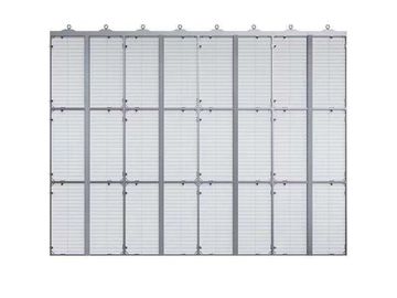 شاشة LED شفافة P15.6 دقة عالية الوضوح 14 بت سهلة النقل