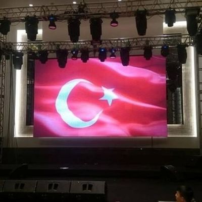 1/16 محرك أقراص ضوئي واجب داخلي LED فيديو الجدار 3.9 ملم الملعب 1R1G1B تكوين اللون