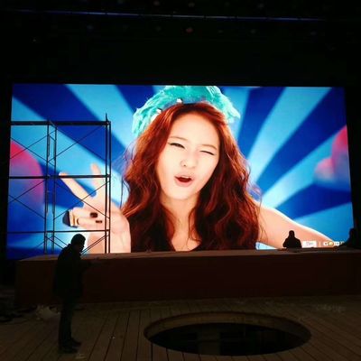 HD P3 داخلي LED فيديو الجدار شاشة الإعلان عالية السطوع 3 - 15M عرض المسافة