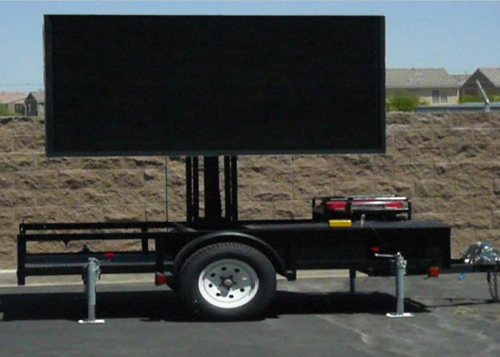 1/4 Scan SMD P10 Mobile Truck Led Display، Mobile Advertising Signs 2 years Warranty